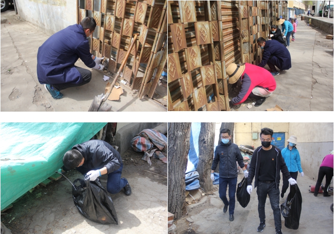 中共青海省第三建筑工程有限公司支部委員會開展“黨旗領航，愛衛(wèi)同行”主題黨日活動